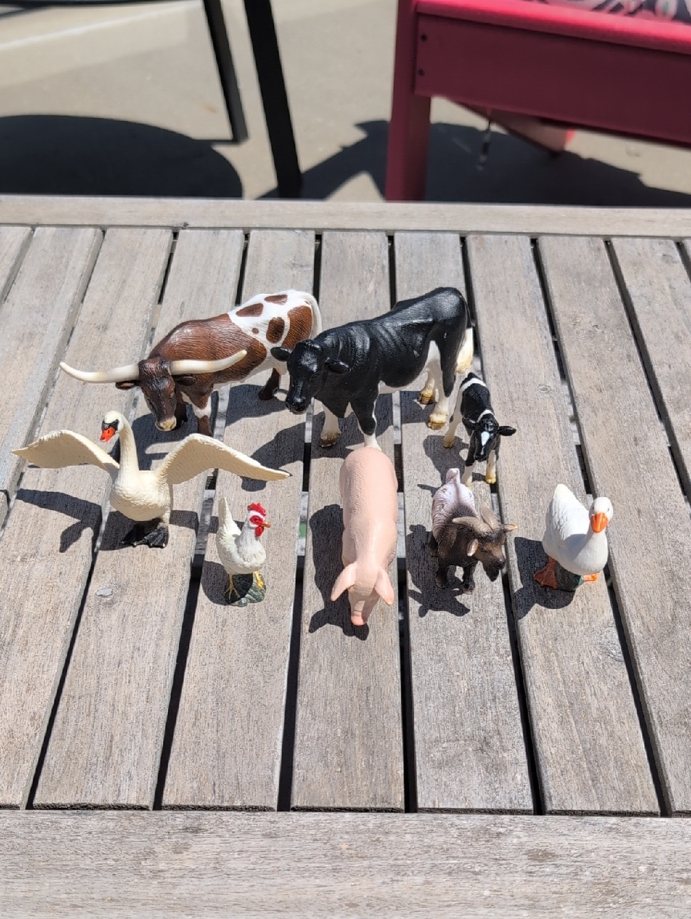 Schleich 8 Piece Farm Animals Set